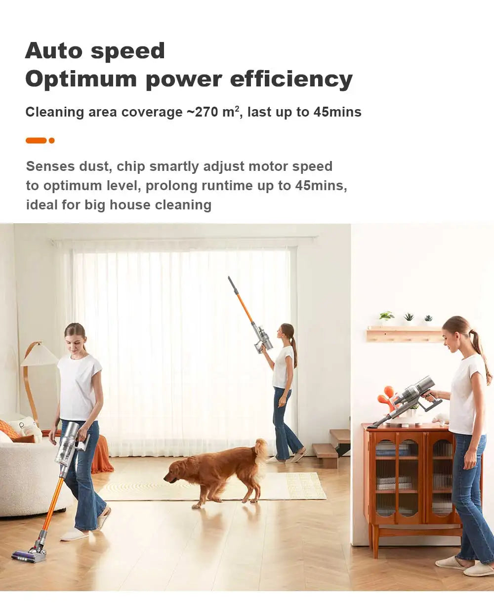 Liectroux i10 Akku-Handstaubsauger, intelligente Stauberfassung, 27KPa, 250W BLDC, geeignet für Teppich, Boden, Auto & Tierhaare