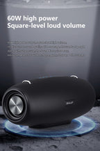 ZEALOT S67 Tragbarer Bluetooth-Lautsprecher mit Schultergurt, wasserdicht für den Außenbereich, Stereo-Klang, starker Bass, 40 Std. Wiedergabe