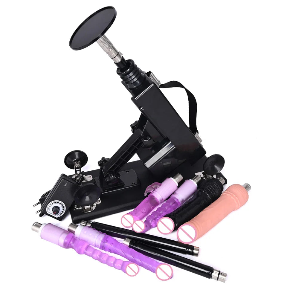 ROUGH BEAST Sexmaschine für Frauen und Männer mit Dildoaufsatz, automatische Masturbationsmaschine, 3XLR-Anschluss, Sexspielzeugprodukte