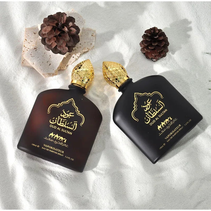 Arabisches Dubai blumig-fruchtiges Parfüm, Zitrus-/Holziger Damenduft, Glamour Herren frisches Eau De Toilette, Vetiver/Zitrone/Lavendel Duft