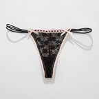 Spitzen-Schleifen-Höschen, sexy Damen-Dessous, Alltagskleidung, Homewear, einfarbige Unterwäsche für Damen, niedrige Taille, atmungsaktive Höschen, трусы женские