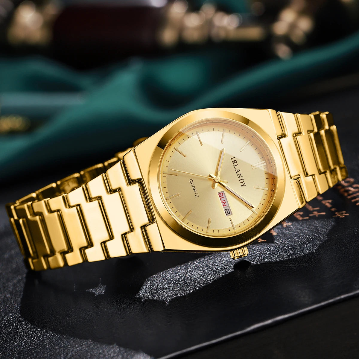 Luxus-Herren-Business-Uhren Kalender Quarz-Armbanduhren Für Herren Uhr Reloj Hombre (Ohne Box)