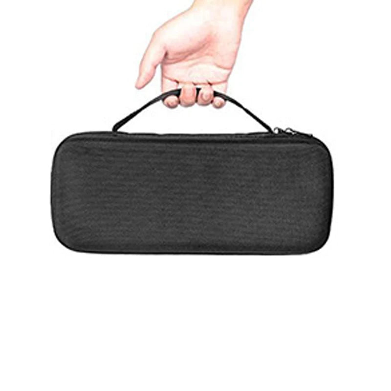 Aufbewahrungsbox für Steam Deck OLED Konsole mit Tragegriff, stoßfeste Hartschalen-EVA-Tasche mit Reißverschluss und Netztasche für Kabel und Ladegerät