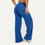 Ausgestellte Leggings Gerade Leg Leggings Damen Weite Hosen Yoga Atmungsaktive Fitness Kleidung Vielseitige Freizeithose