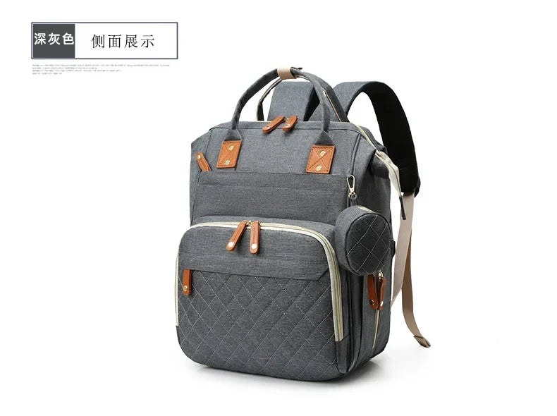 USB Mummy-Bag Windeltasche Babypflege Große Kapazität Mama Rucksack Mummy Mutterschaft Nasstaschen Wasserdichte Baby Schwanger Wickelrucksack