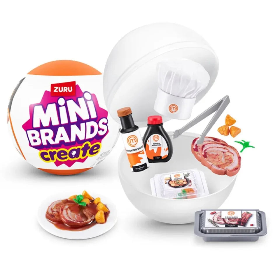 Zuru Surprises Mystery Mini Brands Blind Box Foodie Creat MasterChef Ball Überraschung Sammlerstücke Miniatur Miniaturen Lebensmittel Spielzeug
