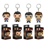 FUNKO POP Supernatural Neue Figur Castiel mit Flügel Sam SCHLÜSSELANHÄNGER Spielzeug Vinylfigur Sammlung Pocket Schlüsselkette Spielzeuge
