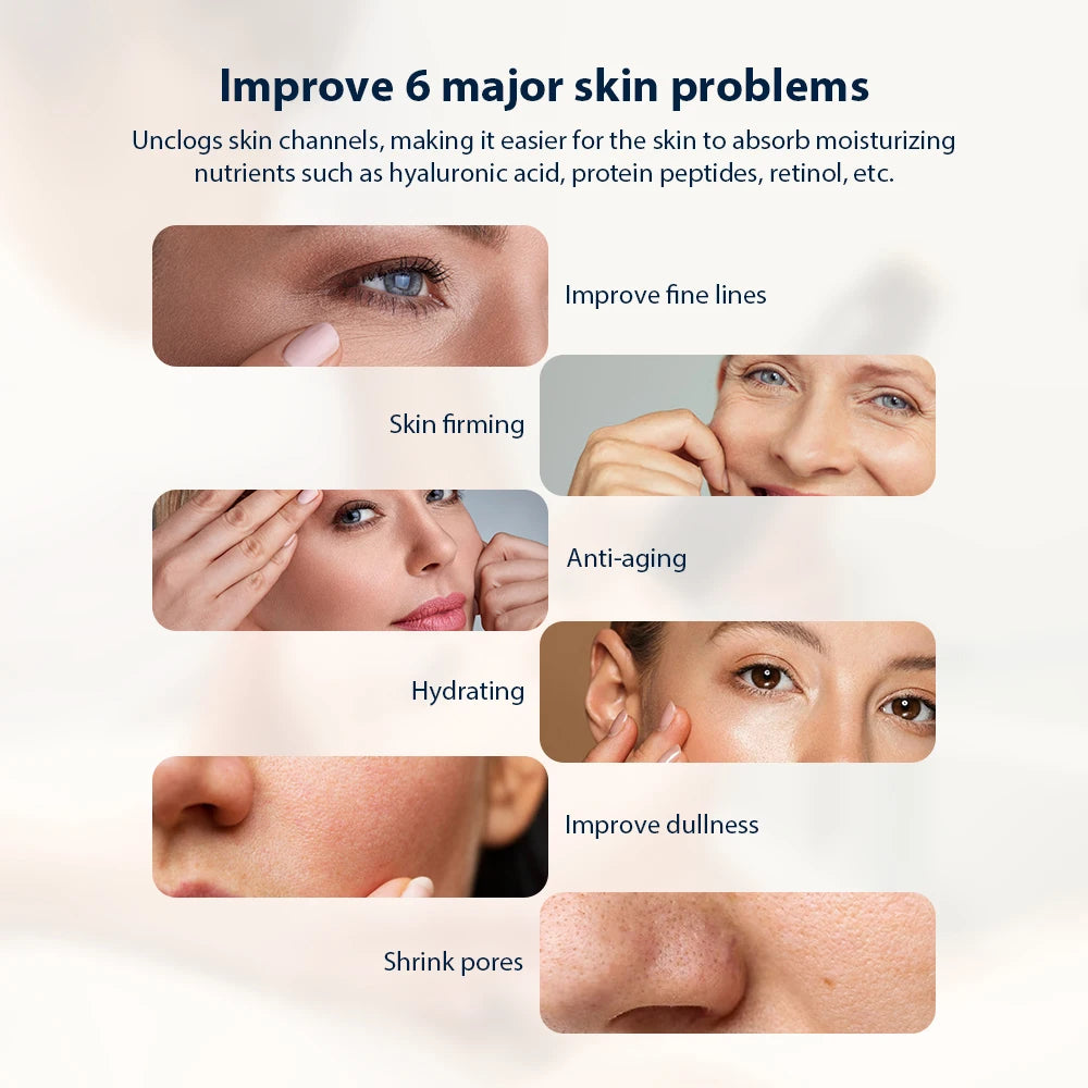 Tragbares Sauerstoff-Blasen-Gesichtsgerät CO2-Blasenstift Aqua Skin Gesichtsreinigungs-SPA-Schönheitsgerät CO2-Pod-Massagegerät