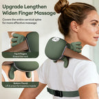 4D Bionic Finger Nacken-Schulter-Massagegerät Kabelloses Nacken-Halswirbel-Trapezius-Knetmassage-Schal Bürstenloser Motor Nackenmassagegerät
