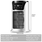 Multifunktionaler Verdunstungsventilator Tragbare Kalte Klimaanlage Kleiner Luftkühler Natürlicher Luftgekühlter Ventilator für den Schreibtisch