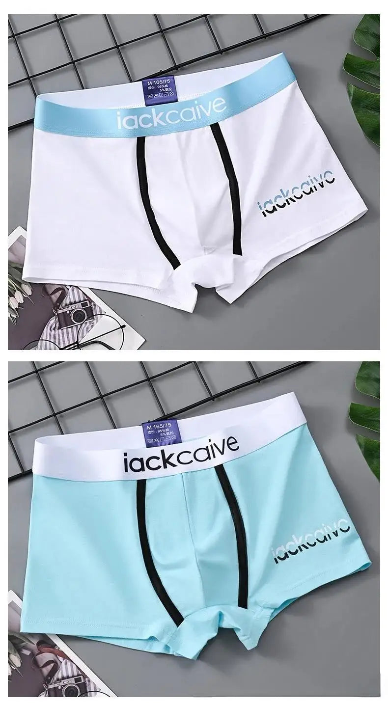 3er-Pack Herren Slips Baumwolle Herren Unterwäsche Boxershorts Atmungsaktive Herren Boxershorts Bedruckte Unterhosen Bequeme Shorts Herren Unterwäsche M-3XL
