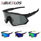 BUCKLOS Polarisierte Fahrradbrille UV400 Rennrad-Mountainbike-Brille TR-90 Rahmen Winddichte Outdoor-Sportbrille Fahrradteile