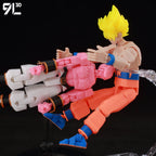 9L3D Gedruckte Dragon Ball Son Goku Vegeta Beerus Frieza Anime Lucky13 Dummy13 Titan13 Actionfiguren Mehrgelenkige Bewegliche Spielzeuge