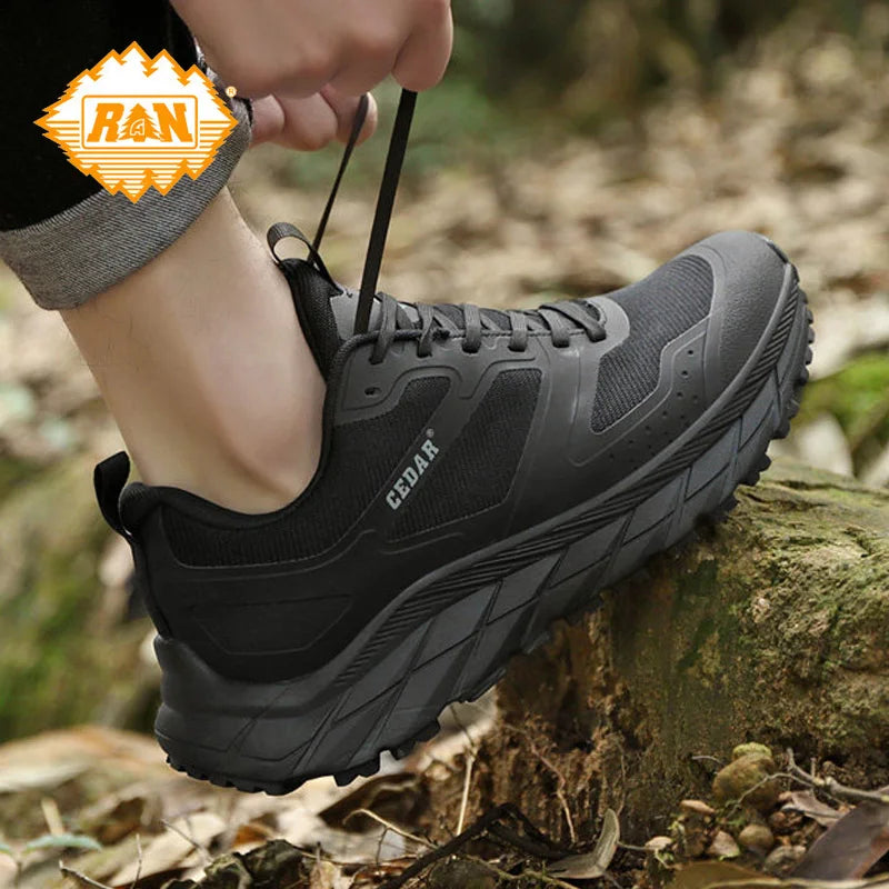 RAN Hiking Shoes Men waterproof Anti slip trekking Climbing Mountaineering Women Lightweight Outdoor sneakers ankle travel Shoes