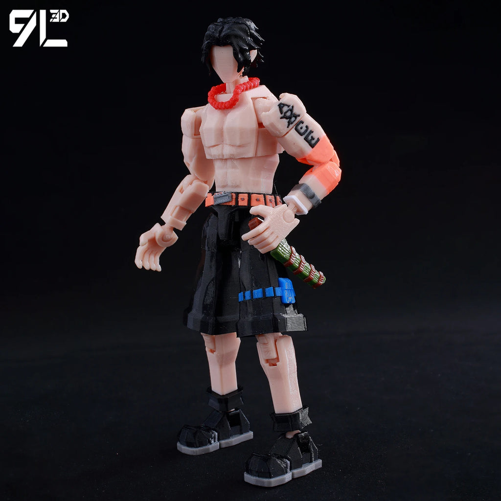 9L3D Gedruckte Anime One Piece Naruto Demon Slayer Dummy13 Lucky T13 Bewegliche Shapeshift Actionfiguren Mannequin Spielzeug Sammlerstücke