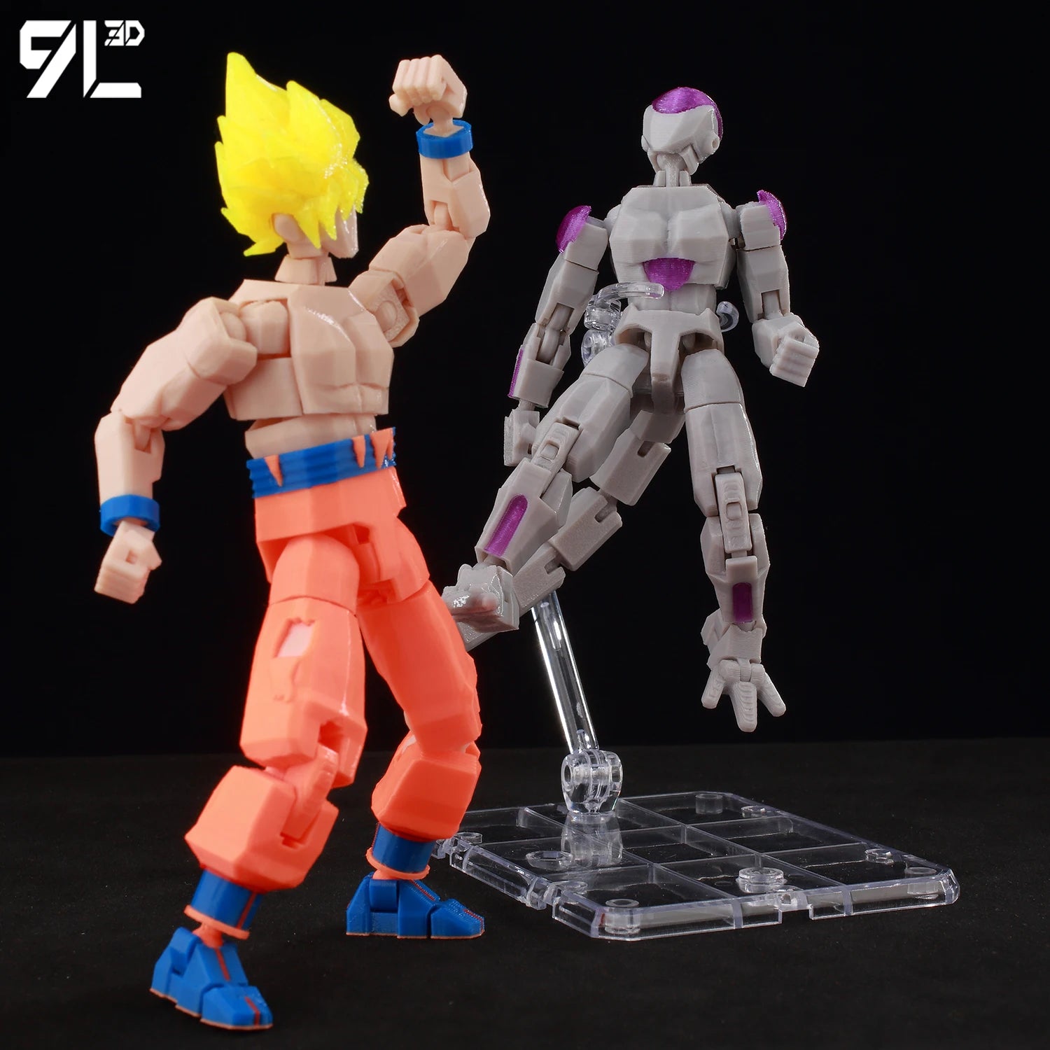 9L3D Gedruckte Dragon Ball Son Goku Vegeta Beerus Frieza Anime Lucky13 Dummy13 Titan13 Actionfiguren Mehrgelenkige Bewegliche Spielzeuge