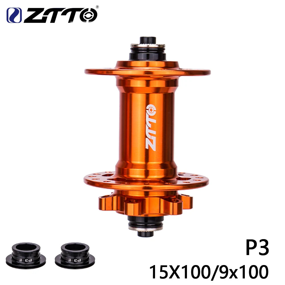 ZTTO MTB 32 Loch Scheibenbremsnabe Vorderradnabe 6-Loch Boost Nabe 15x110 Steckachse 15x100 32H Maza 9x100 QR gedichtete Lager