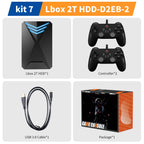 JMachen Hyper Base Lbox Retro-Spielekonsole für PS4/PS3/Switch/PS2/Wii/WiiU/PS1 Launchbox 2TB Gaming-HDD mit über 4200 PC-/3D-Spielen