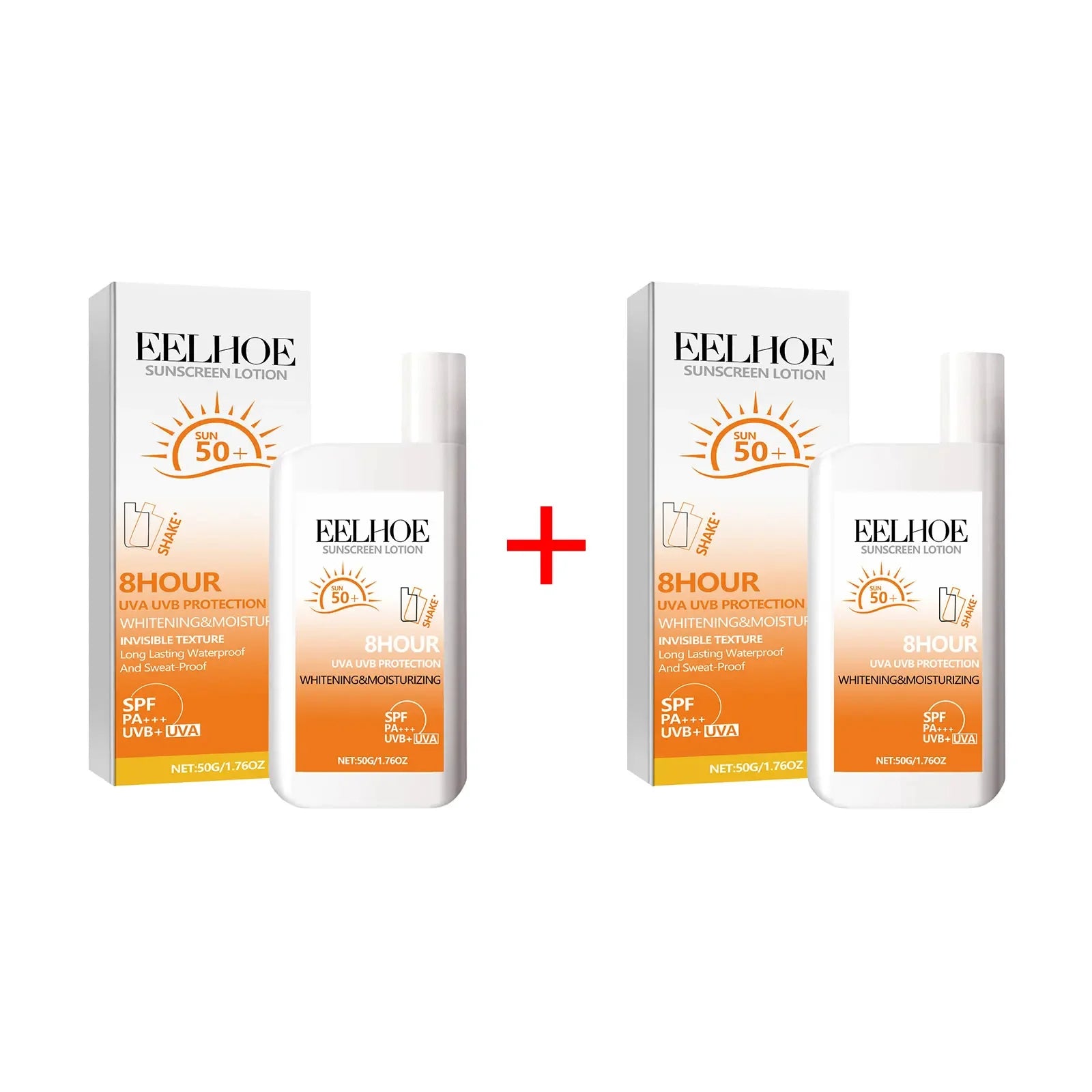 EELHOE Sonnenschutz Gesicht Ölregulierung UV-Isolation Anti-Sonne Feuchtigkeitsspendende Gesichts-Sonnencreme LSF 50 Gesichtsreparatur Hautpflege Sonnenbräunungslotion