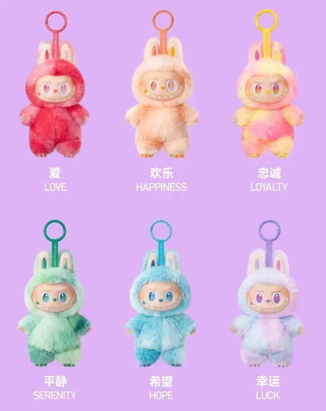 POP MART Labubu THE MONSTERS Big into Energy Serie-Vinyl Plüsch Anhänger Mystery Box Überraschungs-Tasche Spielzeug Puppe Süße Anime-Figur