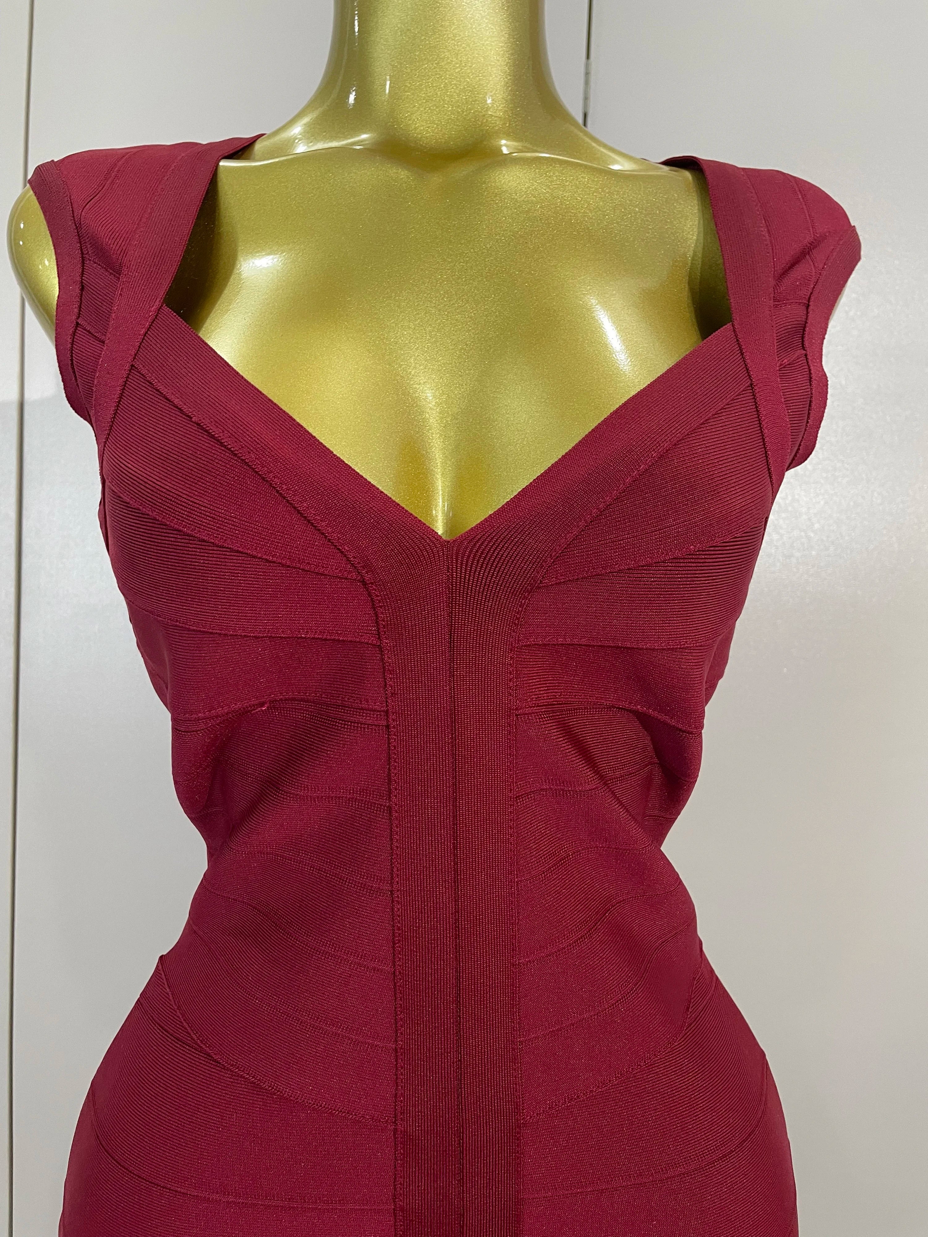 Sexy ärmelloses, tief ausgeschnittenes, figurbetontes Mini-Bandage-Kleid für Damen – elegantes, einfarbiges Abend-, Geburtstags- und Partykleid, Clubkleid, Bühnenoutfit Hauptbild