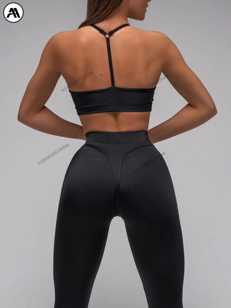 High-Waist Scrunch Butt Yoga Leggings 2024 – dicke Lifting Workout Tights, sexy schwarze Plus Size Yoga Hose für Damen Hauptbild