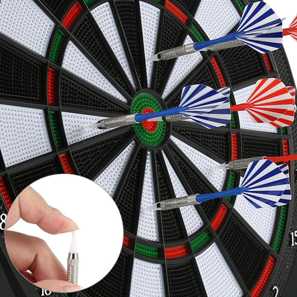 Professionelle elektronische Dartscheibe mit LCD-Anzeige, 6 Darts inklusive, für Zuhause, Bar und Party