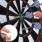 Professionelle elektronische Dartscheibe mit LCD-Anzeige, 6 Darts inklusive, für Zuhause, Bar und Party