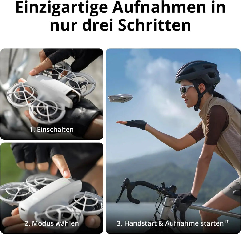 Globale Version DJI Neo Drohne Flugkamera Drohne/Combo 4K Stabilisiertes Video Tragbare Vollabdeckung Propellerschutz