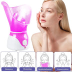 Gesichtsdampfer Gesichtsdampfgerät Hautbefeuchter Porenreiniger Gesichtsdampfgerät Heißdampfer Home SPA Maschine Hautpflege Luftbefeuchter