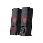 Redragon GS550 PC Gaming Lautsprecher 2.0 Kanal Desktop Computer Soundbar Qualität Bass & Anständige rote Hintergrundbeleuchtung