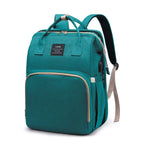 Wickeltasche Leichtgewicht Tragbares Klappbett Großraum-Reise-Maternity-Taschen Baby-Rucksack Weibliche Mama-Ausgehtasche
