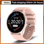 LIGE Wasserdichte Smartwatch für Damen, Echtzeit-Wettervorhersage, Herren-Uhren, Sport-Damen-Smartwatch für Damen, Android, iOS