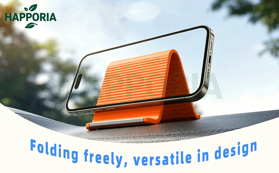 HAPPORIA Tragbarer faltbarer Silikon-Handyhalter Flexibler, biegsamer, mehrfach verstellbarer Ständer für Universal-Handy-Tablet