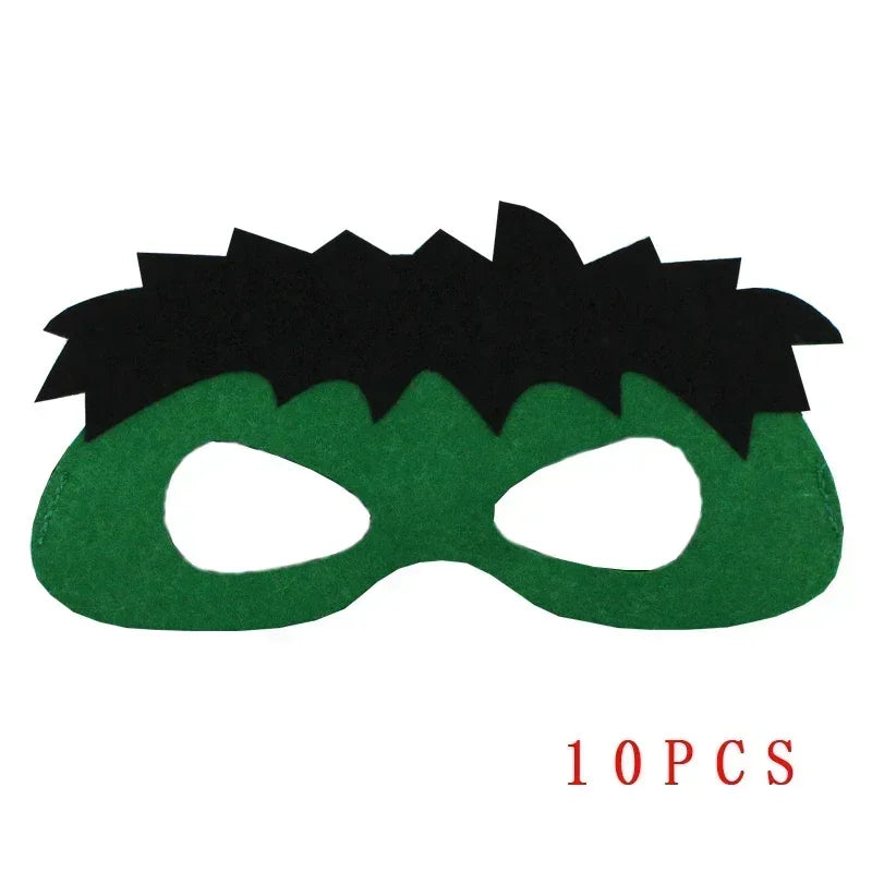 32/28/10 Stück/Los Superheldenmaske Cosplay Weihnachten Halloween Kinder Erwachsene Karneval Party Requisiten Kindergeburtstag Filz Maskerade