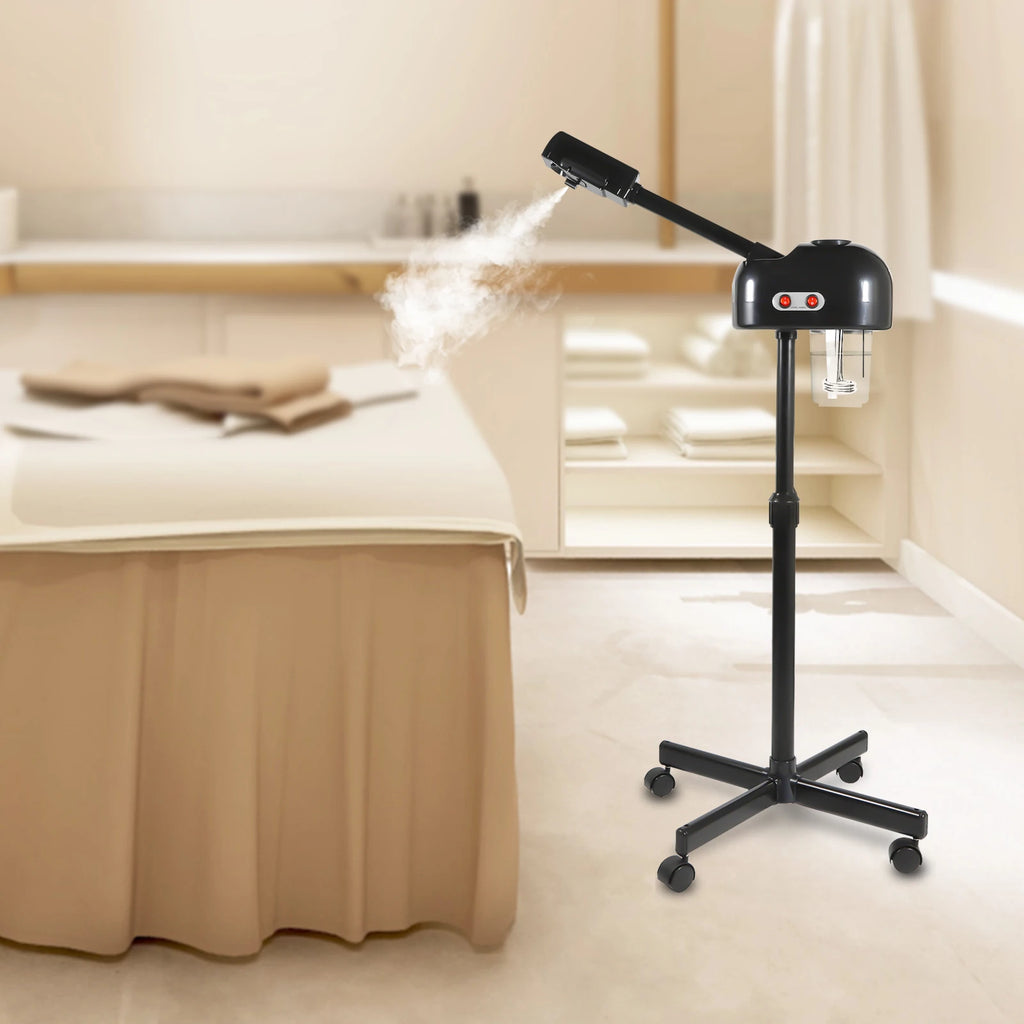750ML Professioneller Gesichtsbedampfer, 800W Einstellbares Hautpflegegerät, Dampfgerät für Salon, Schönheit und Spa