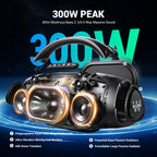 W-KING 200W RMS Portable Bluetooth Lautsprecher, Massive Bass Party Boombox IPX7 Wasserdichter Lautsprecher Groß, Lauter Outdoor Lautsprecher