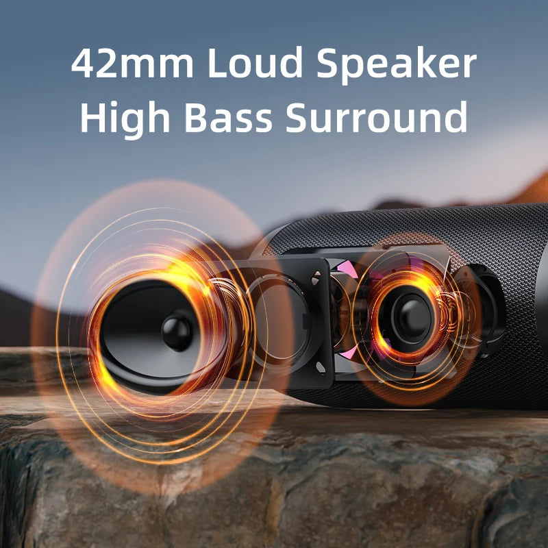ZEALOT-S76 50W Tragbarer Super-Subwoofer Tragbarer Lautsprecher für Zuhause und Outdoor, wasserdichte Säule, Bluetooth-Lautsprecher, Soundbox Zweitbild