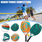Neuestes hochwertiges Beach-Tennis-Racket aus Carbonfaser, weiche EVA-Oberfläche, Beach-Tennisschläger mit Tasche, leicht