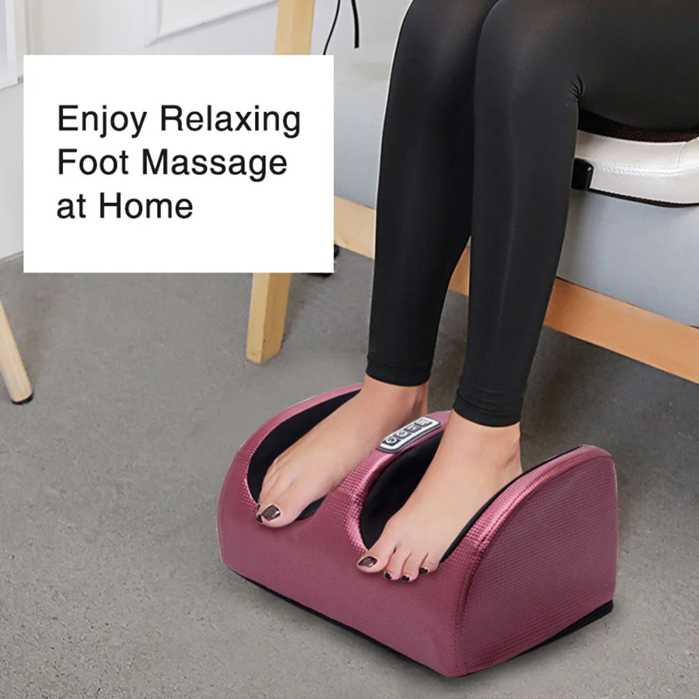 Elektrisches Fußmassagegerät Heiztherapie Heißkompression Shiatsu Knetrollen Muskelentspannung Schmerzlinderung Fuß-Spa-Maschine