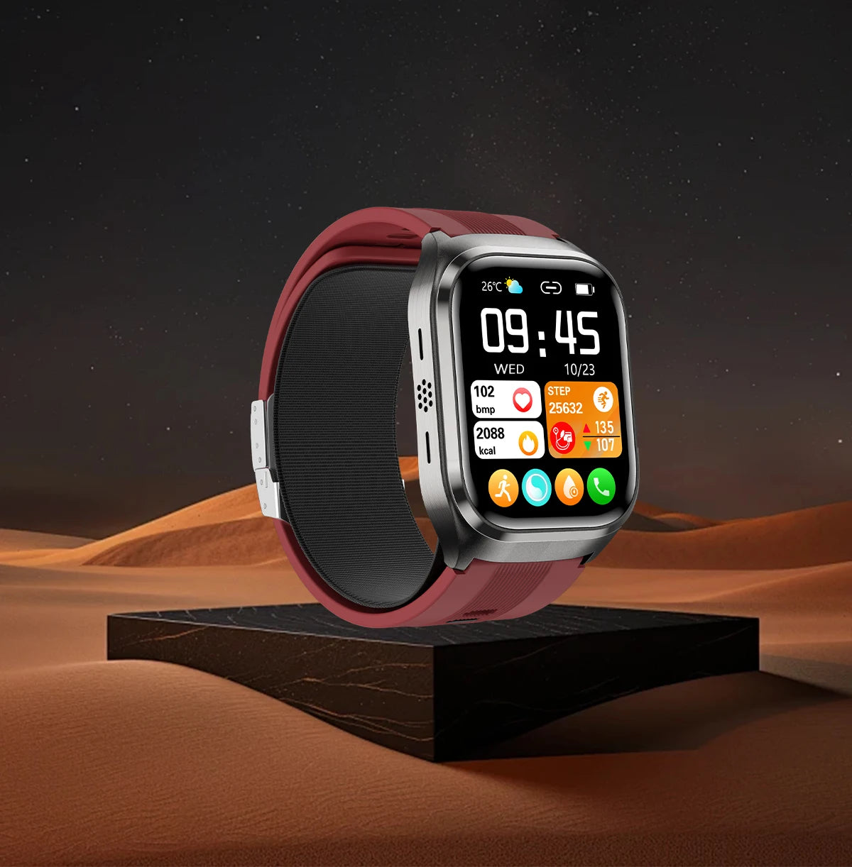 2026Neue Gesundheitsuhr Blutdruck Genaue Messung Smartwatches Herren Harnsäure Blutfette wasserdicht Airbag Smartwatch Damen