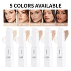 Foundation Stick Farbwechsel-Foundation mit abnehmbarem Pinsel Blanc Cover Cream Stick Farbwechselnde Basis Make-up mit hoher Deckkraft