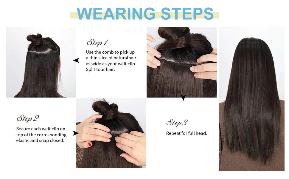 8 Stück Clip In Echthaar Extensions 100% Echthaar Clip In Natürliche Haarverlängerungen Glatte Haarteile 14-26 Zoll Remy Haar