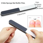 8-teiliges Nagelfeilen-Set 100/180 Nagelschleifpuffer Professionelle Maniküre-Feilen Make-up Pediküre-Bürsten Werkzeug Verlängerungskits