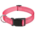 Pet Dog Collar Nylon Reflective Neck Collar for Small Medium Large Dog Pet Leash Collars for Dog Supplies Pet Accessories