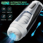 7 stoßende & vibrierende Stimulationsmodi, männlicher Masturbator Cup, realistischer 3D-Ärmel für männliche Masturbation, Penistraining, 18+