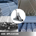 SucceBuy Manuelle Rohrbiegemaschine 1-1/2 Zoll für Baustahl und Kupfer, einstellbarer manueller Bieger für Vierkant- und Rechteckrohre