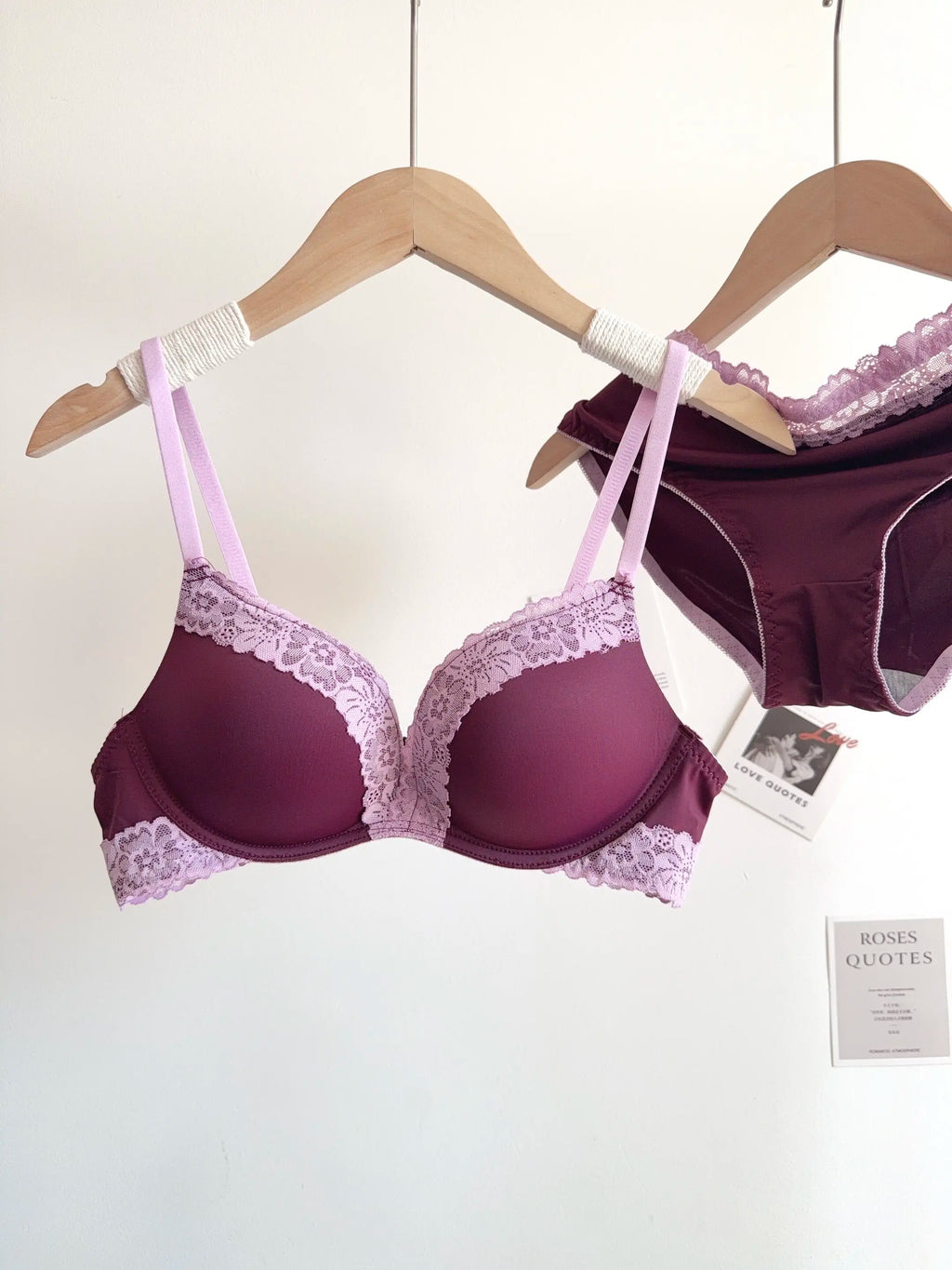 Sexy Leopard-Print-Dessous-Set für Damen, kabellos, unsichtbarer Push-Up für kleine Brüste, verstellbares A-bis-C-Körbchen, transparenter, reiner Spitzen-Look, S-XL