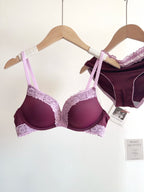 Sexy Leopard-Print-Dessous-Set für Damen, kabellos, unsichtbarer Push-Up für kleine Brüste, verstellbares A-bis-C-Körbchen, transparenter, reiner Spitzen-Look, S-XL