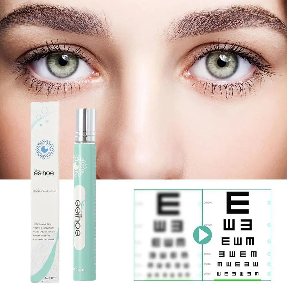 1-10 Stück High-End 8ml Schnelle Wiederherstellung der Sehkraft Roller Fördert klarere Sicht Milde Entspannungs-Massage Ermüdungserscheinungen Augenpflege